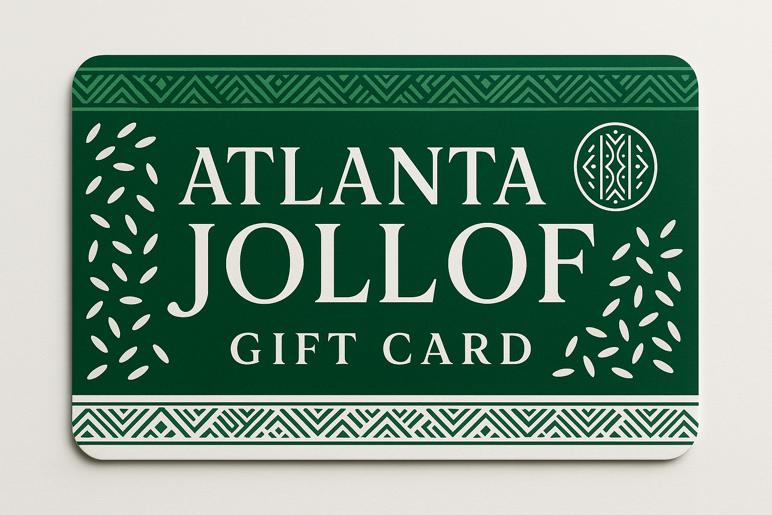 MAKE THE GIFT CARD MORE APPEALING GREEN AND WHITE 